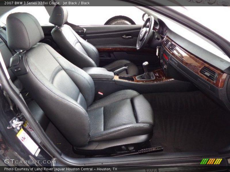  2007 3 Series 328xi Coupe Black Interior