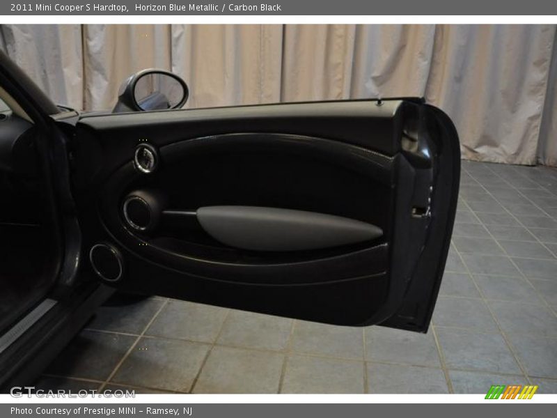 Horizon Blue Metallic / Carbon Black 2011 Mini Cooper S Hardtop