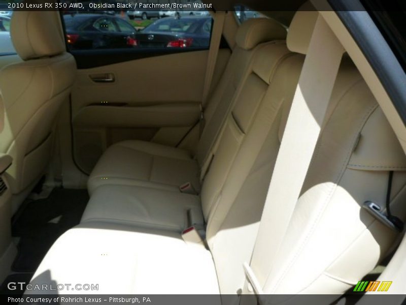 Obsidian Black / Parchment/Brown Walnut 2010 Lexus RX 350 AWD