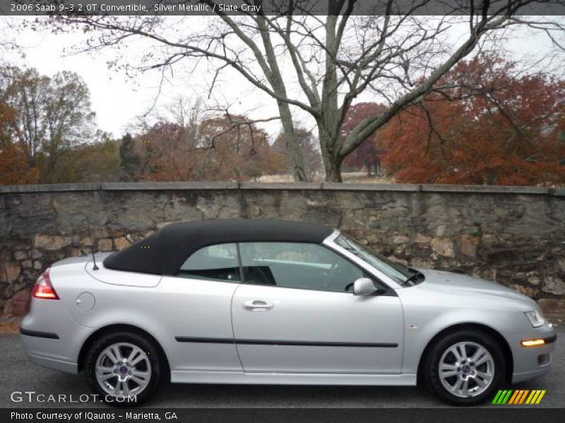 Silver Metallic / Slate Gray 2006 Saab 9-3 2.0T Convertible