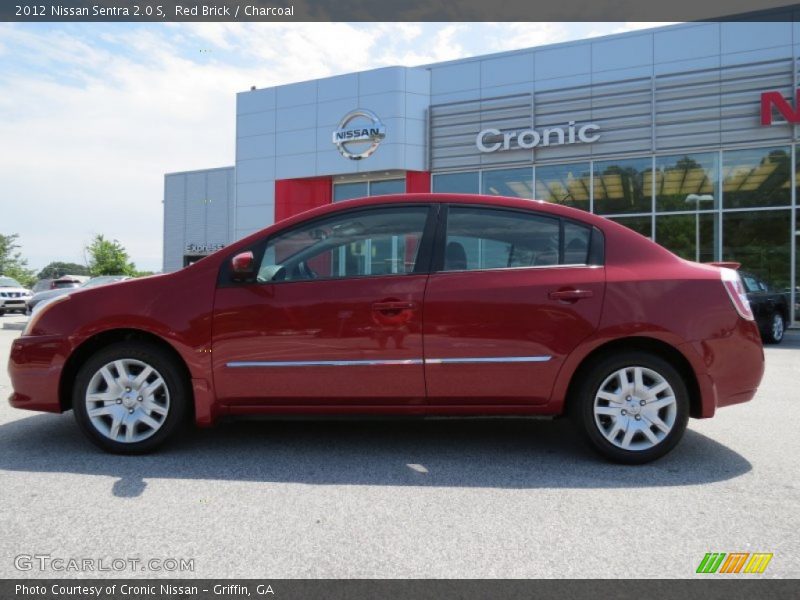 Red Brick / Charcoal 2012 Nissan Sentra 2.0 S