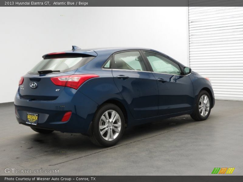 Atlantic Blue / Beige 2013 Hyundai Elantra GT