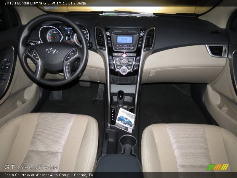 Atlantic Blue / Beige 2013 Hyundai Elantra GT
