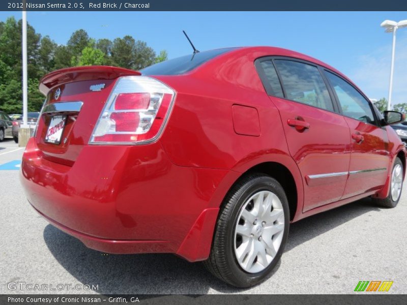 Red Brick / Charcoal 2012 Nissan Sentra 2.0 S