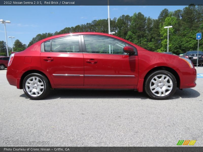 Red Brick / Charcoal 2012 Nissan Sentra 2.0 S