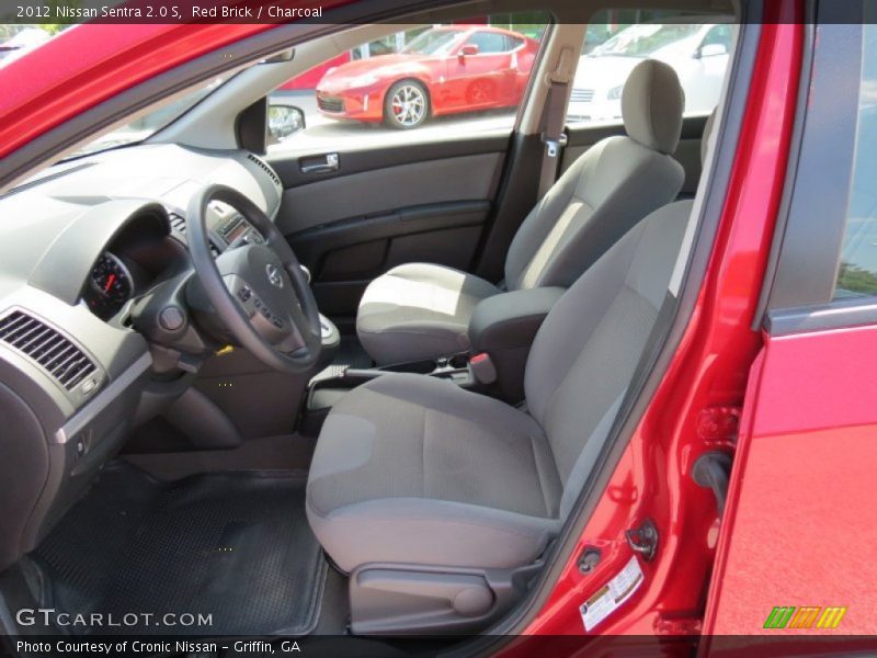 Red Brick / Charcoal 2012 Nissan Sentra 2.0 S