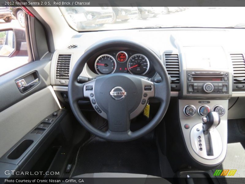Red Brick / Charcoal 2012 Nissan Sentra 2.0 S