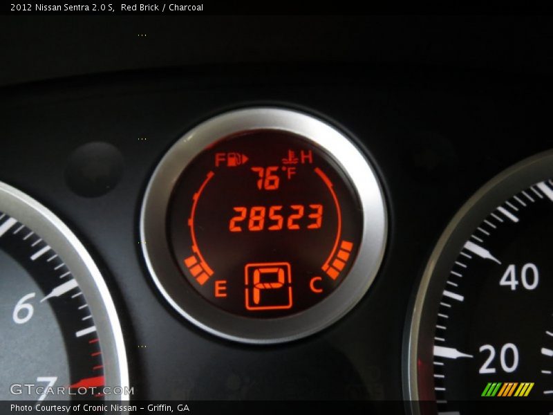 Red Brick / Charcoal 2012 Nissan Sentra 2.0 S