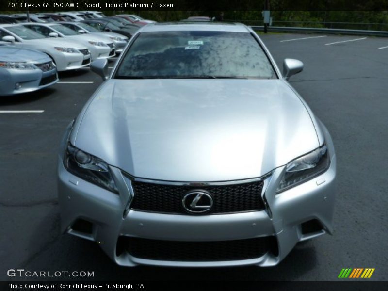 Liquid Platinum / Flaxen 2013 Lexus GS 350 AWD F Sport