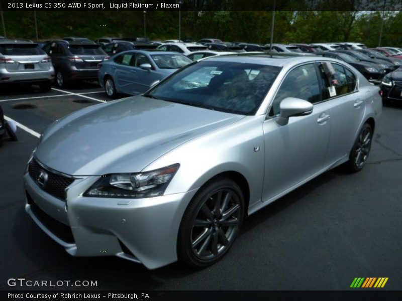 Liquid Platinum / Flaxen 2013 Lexus GS 350 AWD F Sport