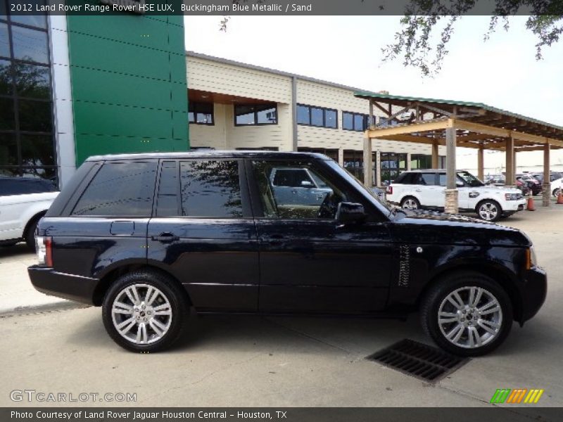 Buckingham Blue Metallic / Sand 2012 Land Rover Range Rover HSE LUX