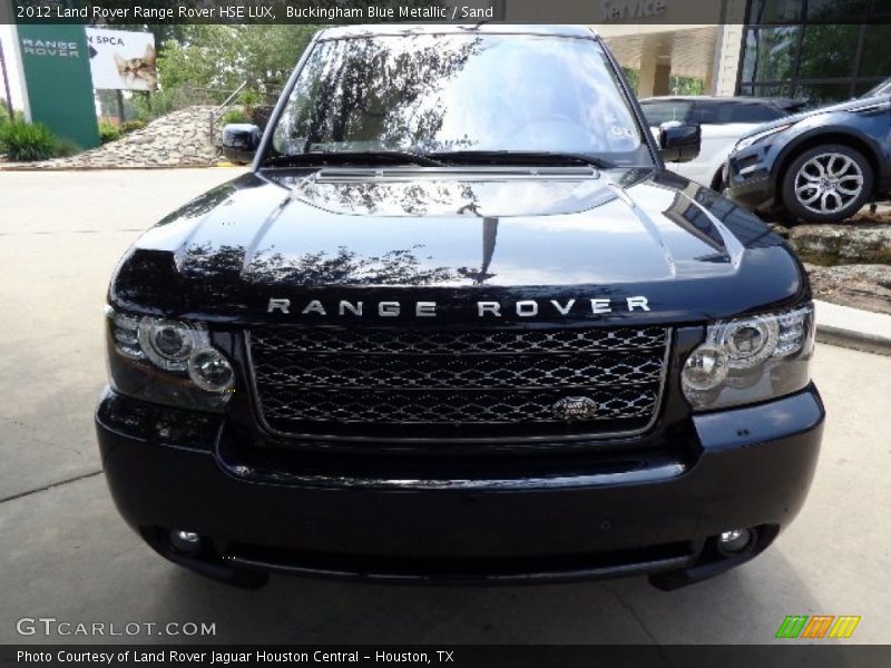 Buckingham Blue Metallic / Sand 2012 Land Rover Range Rover HSE LUX