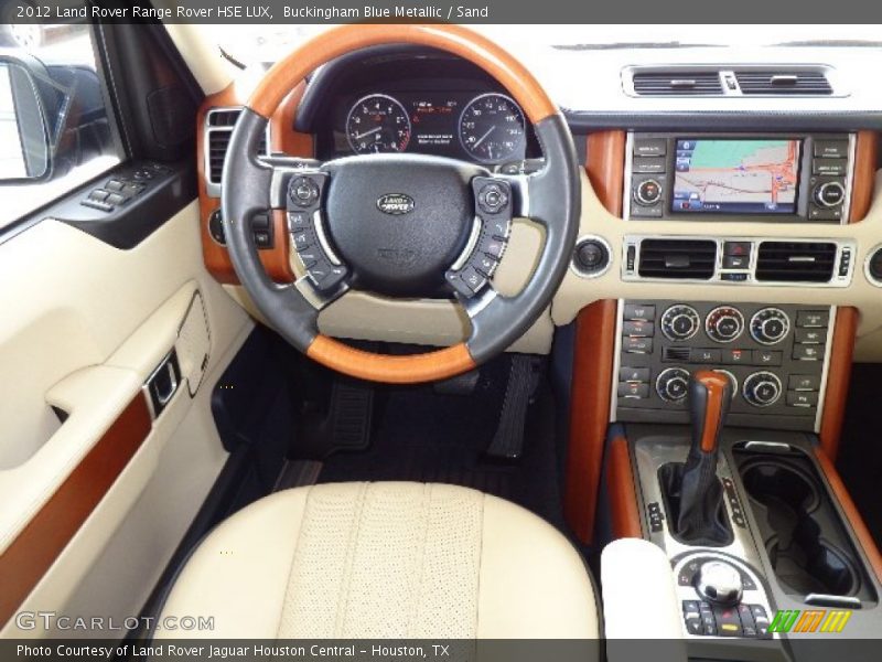 Dashboard of 2012 Range Rover HSE LUX