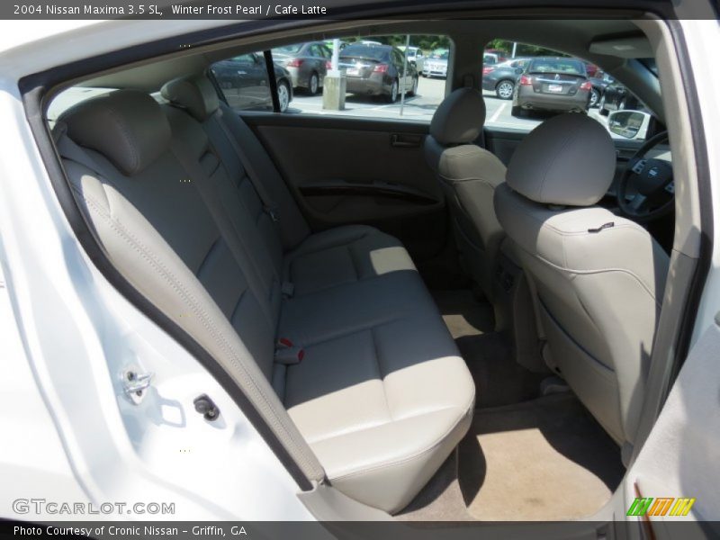 Winter Frost Pearl / Cafe Latte 2004 Nissan Maxima 3.5 SL