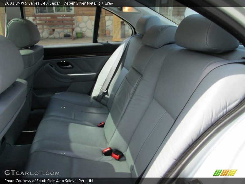 Aspen Silver Metallic / Grey 2001 BMW 5 Series 540i Sedan