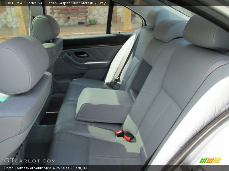 Aspen Silver Metallic / Grey 2001 BMW 5 Series 540i Sedan