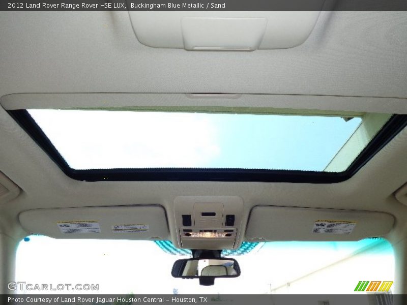 Buckingham Blue Metallic / Sand 2012 Land Rover Range Rover HSE LUX