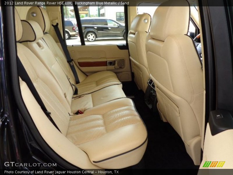 Rear Seat of 2012 Range Rover HSE LUX