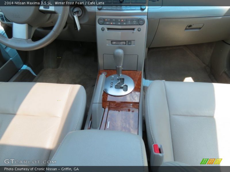 Winter Frost Pearl / Cafe Latte 2004 Nissan Maxima 3.5 SL