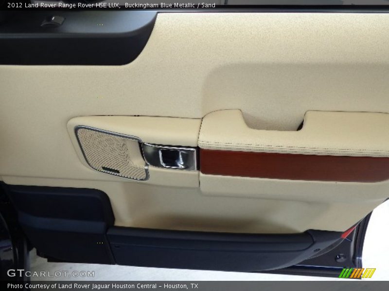 Buckingham Blue Metallic / Sand 2012 Land Rover Range Rover HSE LUX