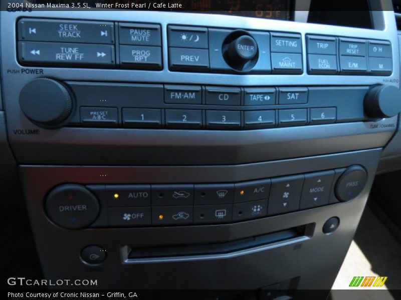 Winter Frost Pearl / Cafe Latte 2004 Nissan Maxima 3.5 SL