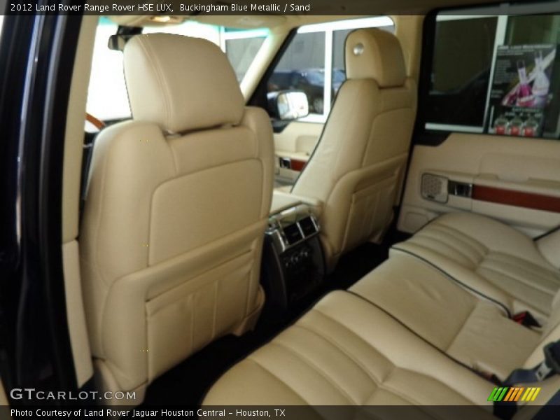 Buckingham Blue Metallic / Sand 2012 Land Rover Range Rover HSE LUX