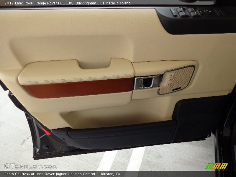 Buckingham Blue Metallic / Sand 2012 Land Rover Range Rover HSE LUX