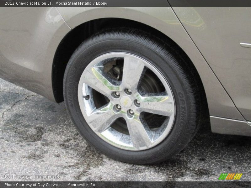 Mocha Steel Metallic / Ebony 2012 Chevrolet Malibu LT
