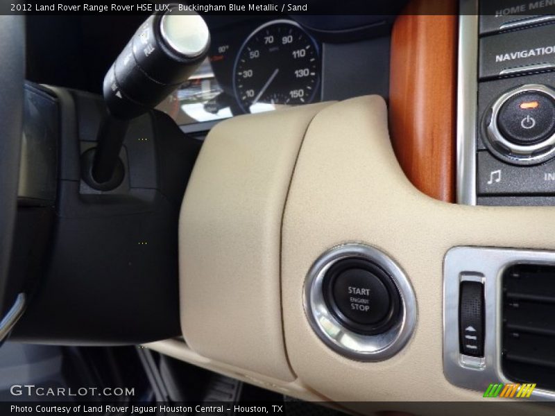 Buckingham Blue Metallic / Sand 2012 Land Rover Range Rover HSE LUX