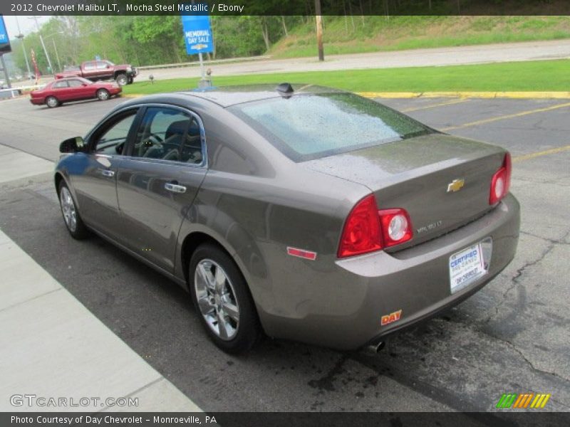 Mocha Steel Metallic / Ebony 2012 Chevrolet Malibu LT