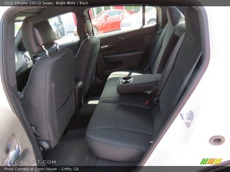 Bright White / Black 2012 Chrysler 200 LX Sedan