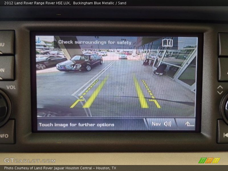Buckingham Blue Metallic / Sand 2012 Land Rover Range Rover HSE LUX