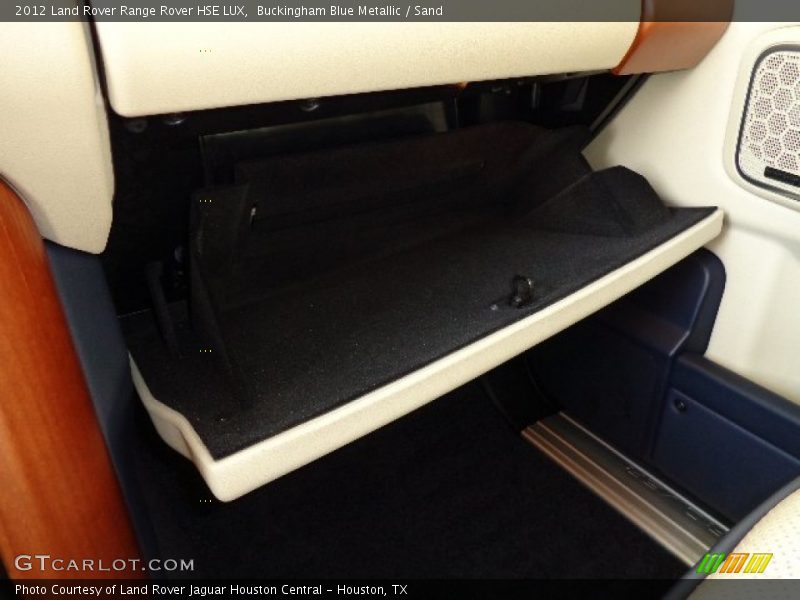 Buckingham Blue Metallic / Sand 2012 Land Rover Range Rover HSE LUX