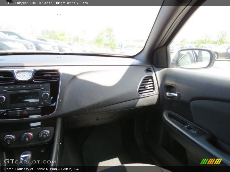 Bright White / Black 2012 Chrysler 200 LX Sedan