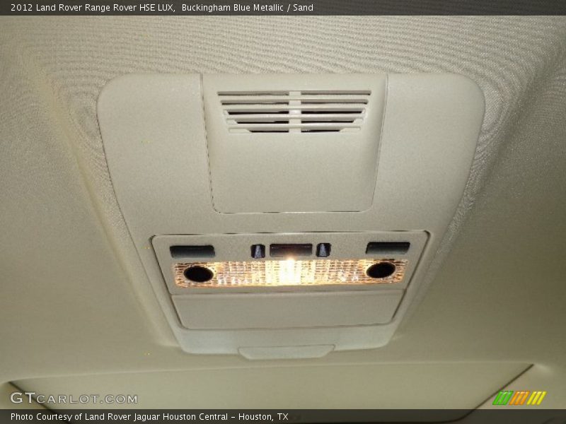 Buckingham Blue Metallic / Sand 2012 Land Rover Range Rover HSE LUX