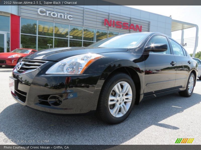 Super Black / Charcoal 2012 Nissan Altima 2.5 S