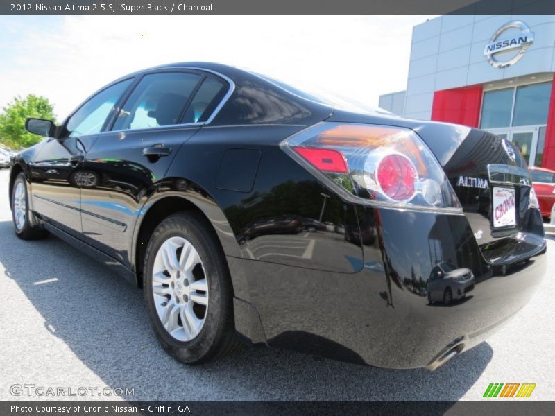 Super Black / Charcoal 2012 Nissan Altima 2.5 S