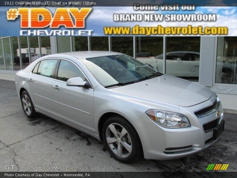 Silver Ice Metallic / Ebony 2012 Chevrolet Malibu LT