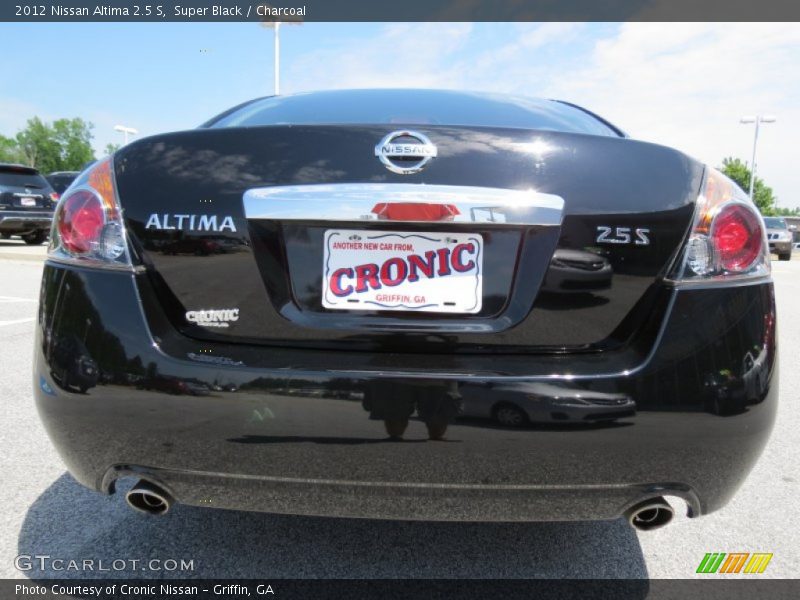 Super Black / Charcoal 2012 Nissan Altima 2.5 S