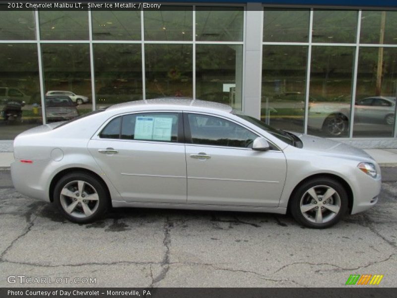 Silver Ice Metallic / Ebony 2012 Chevrolet Malibu LT