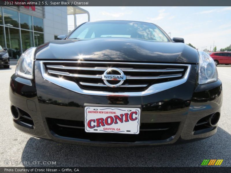 Super Black / Charcoal 2012 Nissan Altima 2.5 S
