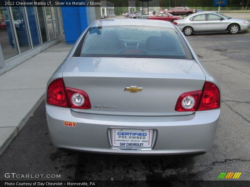 Silver Ice Metallic / Ebony 2012 Chevrolet Malibu LT