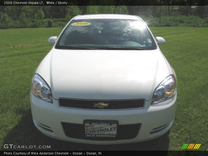 White / Ebony 2009 Chevrolet Impala LT