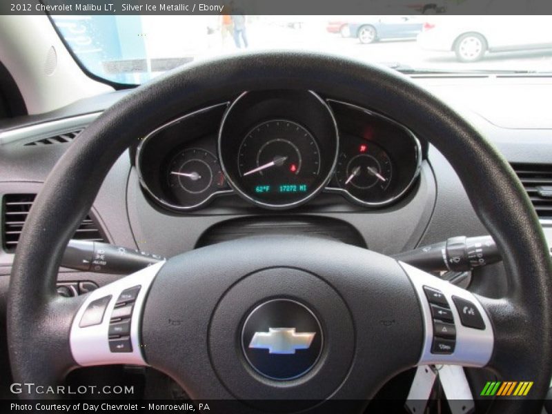 Silver Ice Metallic / Ebony 2012 Chevrolet Malibu LT