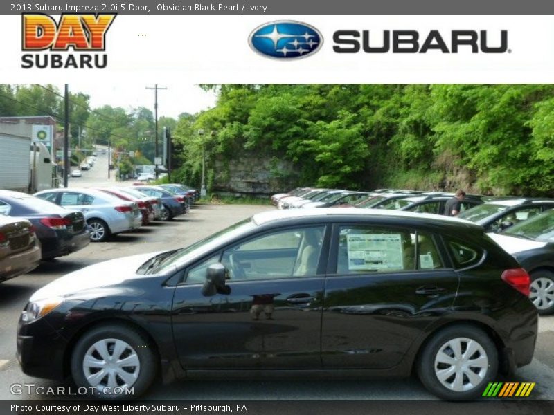 Obsidian Black Pearl / Ivory 2013 Subaru Impreza 2.0i 5 Door