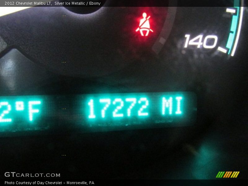 Silver Ice Metallic / Ebony 2012 Chevrolet Malibu LT