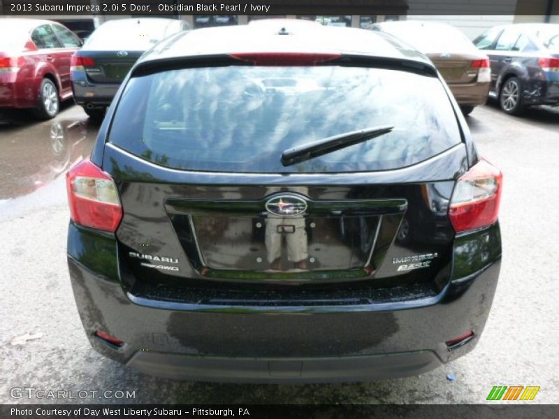 Obsidian Black Pearl / Ivory 2013 Subaru Impreza 2.0i 5 Door