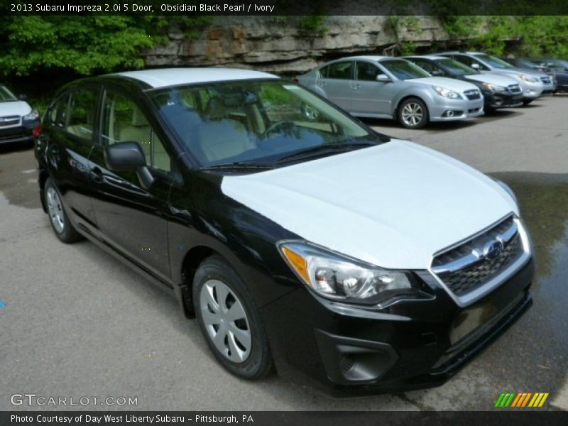 Obsidian Black Pearl / Ivory 2013 Subaru Impreza 2.0i 5 Door
