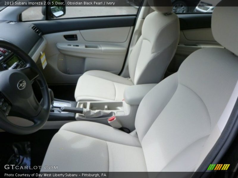 Obsidian Black Pearl / Ivory 2013 Subaru Impreza 2.0i 5 Door