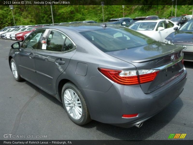 Nebula Gray Pearl / Black 2013 Lexus ES 350